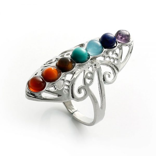 7 Reiki Chakra Yoga Healing Ring